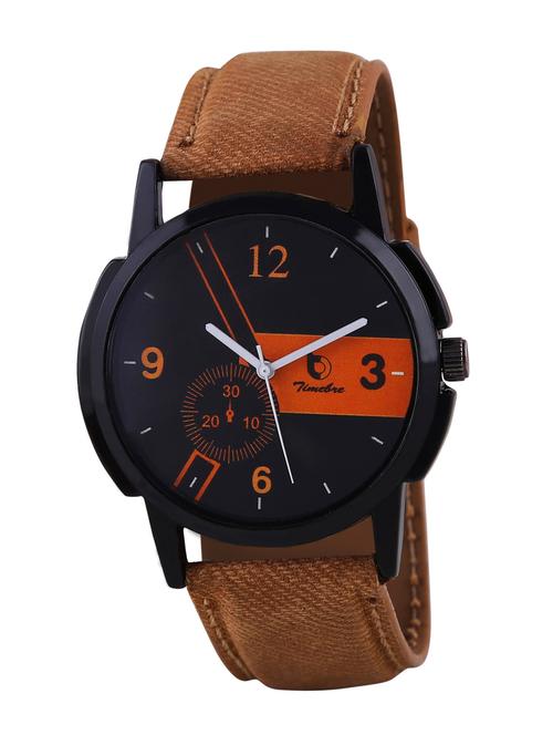 timebre men ebony dust casual analog watch - 12951447 - Very Small Image - 1