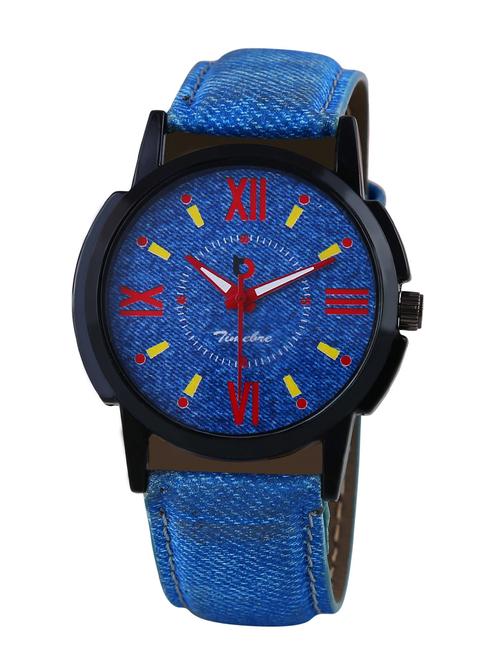 timebre men funky demin casual analog watch - 12951453 - Very Small Image - 1