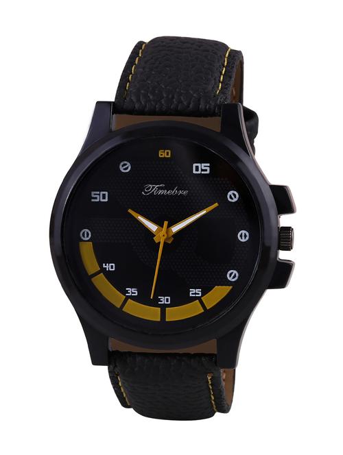 timebre men ebony sports analog watch - 12951464 - Very Small Image - 1