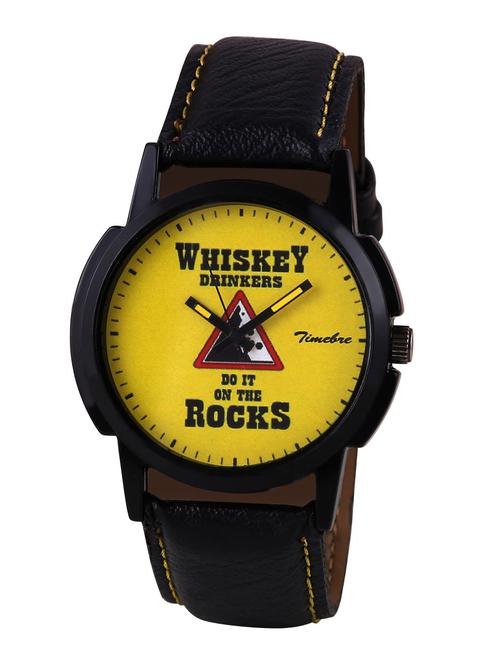 timebre men whiskey fun casual analog watch - 12951467 - Very Small Image - 1
