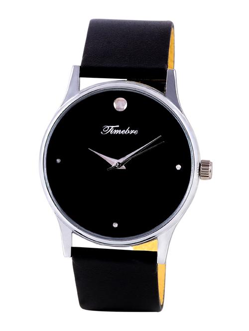 timebre men black slim casual analog watch - 12951484 - Very Small Image - 1