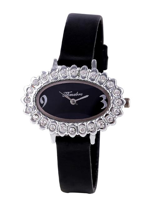 timebre women black diamonds casual analog watch - 12951487 - Very Small Image - 1