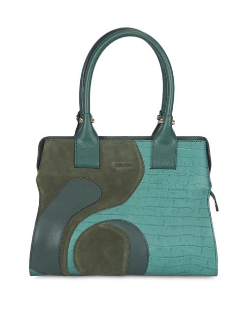 adamis green leather textured handbag - 1295281 - Very Small Image - 1