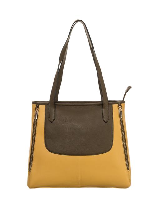 yellow leather handbag - 12953131 - Very Small Image - 1