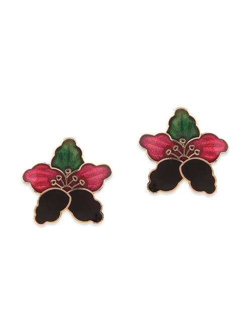 multi colored metal studs earring - 12957951 - Very Small Image - 1
