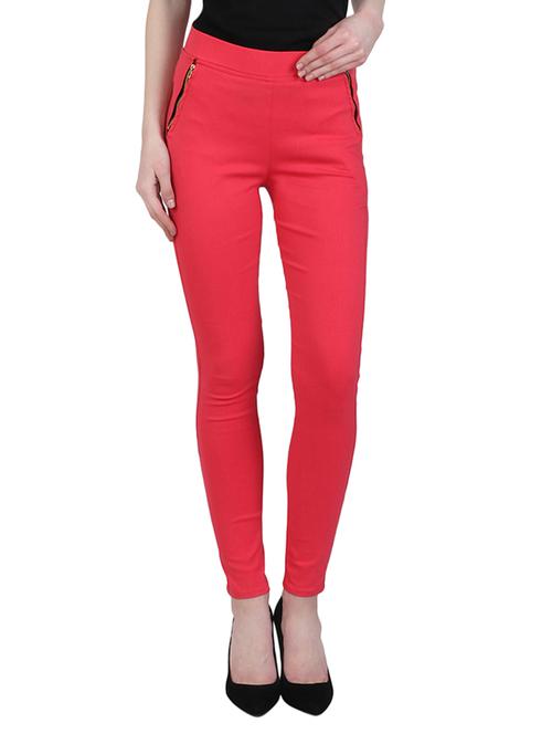 coral cotton jegging - 12958423 - Very Small Image - 1
