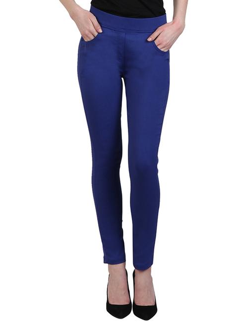 dark blue cotton jeggings - 12958460 - Very Small Image - 1