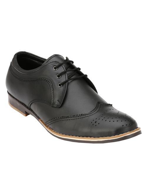 black leather lace up derby - 12959427 - Very Small Image - 1