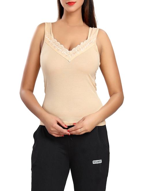 lace detail solid camisole - 12960355 - Very Small Image - 1
