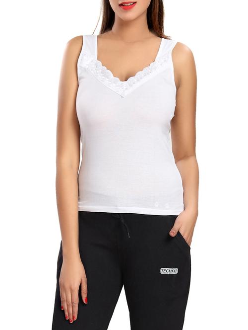 lace detail solid camisole - 12960357 - Very Small Image - 1