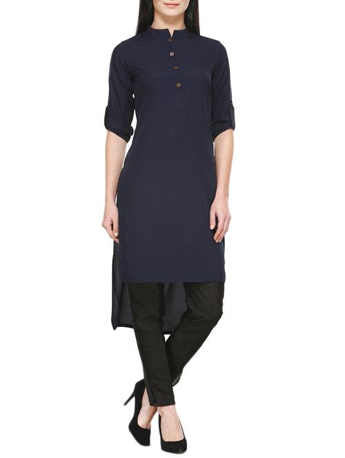 women's high-low kurta - 12962066 - Very Small Image - 1