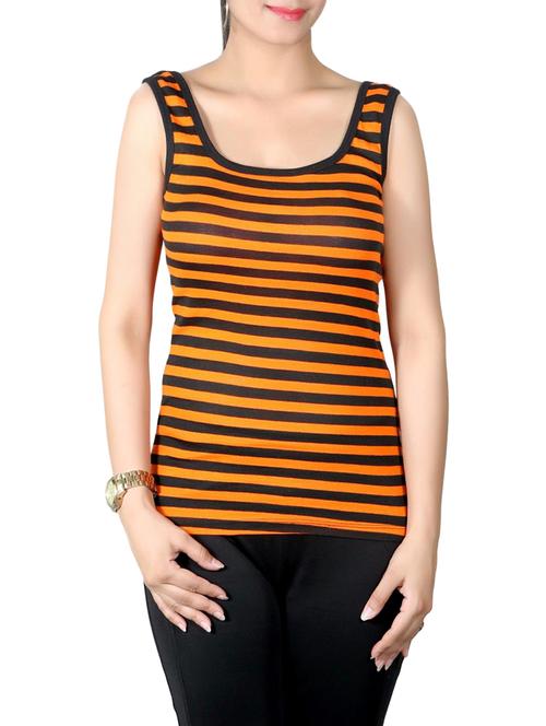 orange striped cotton tee - 12963908 - Very Small Image - 1