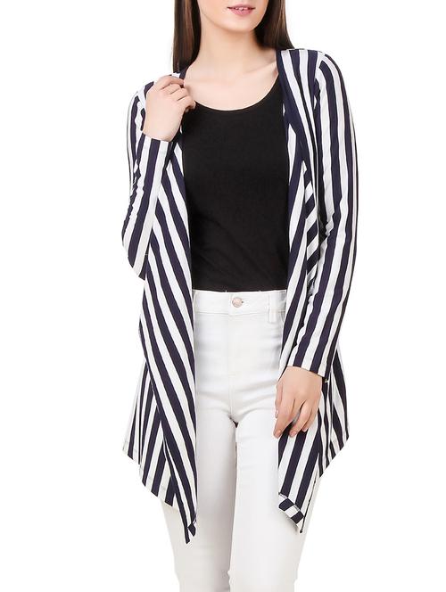 navy blue striped shrug - 12964747 - Very Small Image - 1