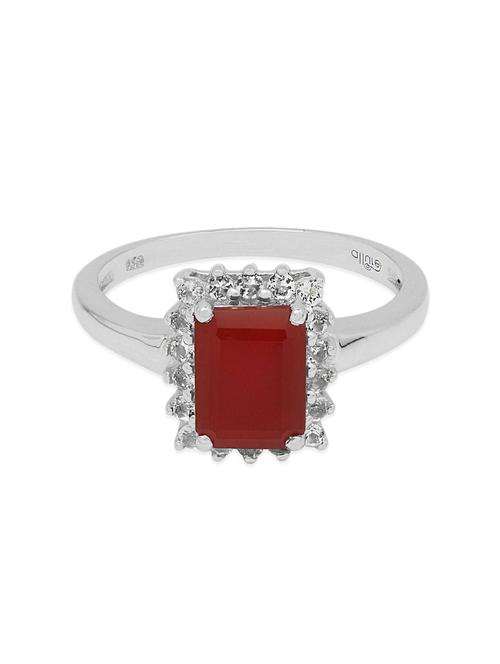 red silver ring - 12965839 - Very Small Image - 1