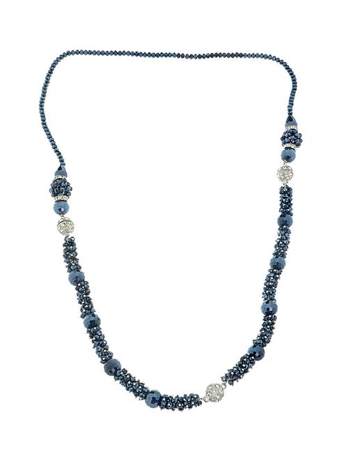 grey crystal short necklace - 12970160 - Very Small Image - 1