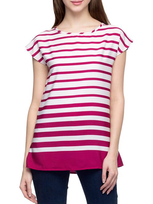 pink striped regular top - 12970569 - Very Small Image - 1
