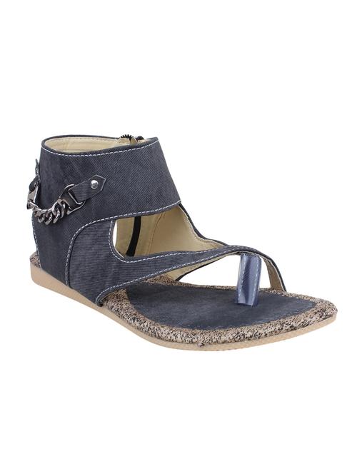 black closed back thong sandal - 12970968 - Very Small Image - 1