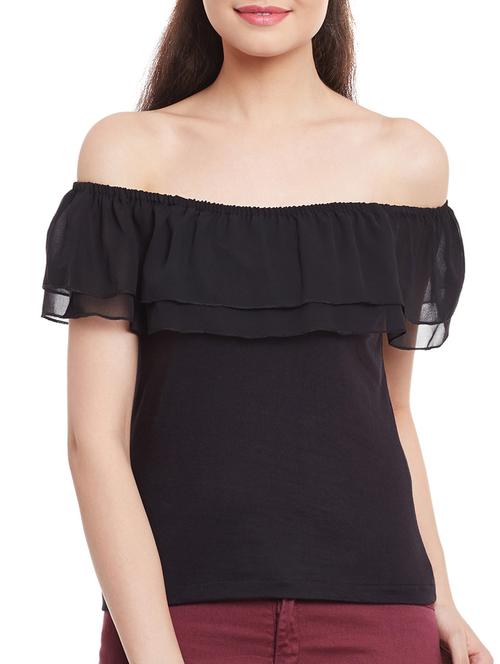 black cotton top - 12972095 - Very Small Image - 1