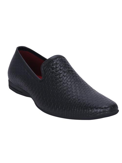 black leatherette casual slip on - 12973446 - Very Small Image - 1