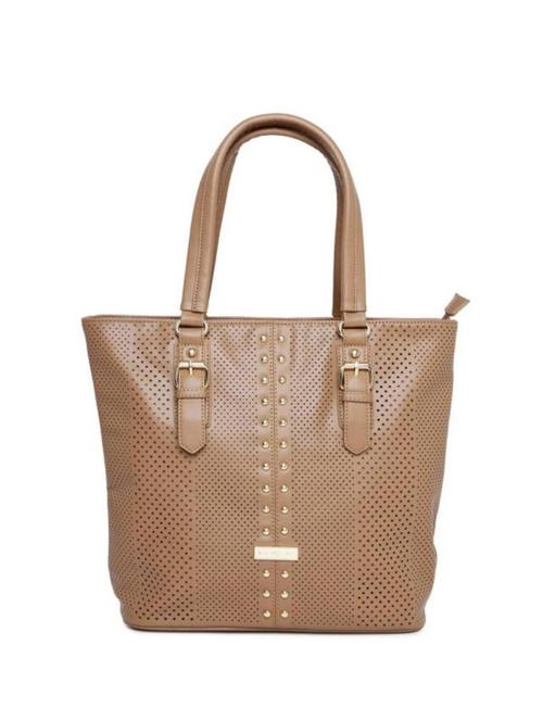 tan leatherette handbag - 12973587 - Very Small Image - 1