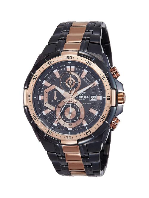 casio edifice chronograph black dial men's watch - efr-539bkg-1avudf(ex220) - 12974059 - Very Small Image - 1
