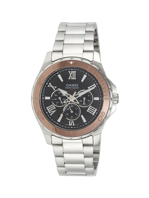 casio enticer black dial men's watch - mtd-1075d-1a2vdf (a789) - 12974080 - Very Small Image - 1