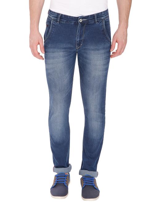 blue cotton jeans - 12974680 - Very Small Image - 1