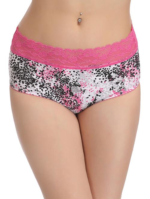 multicolored printed cotton hipster panty - 12975124 - Very Small Image - 1