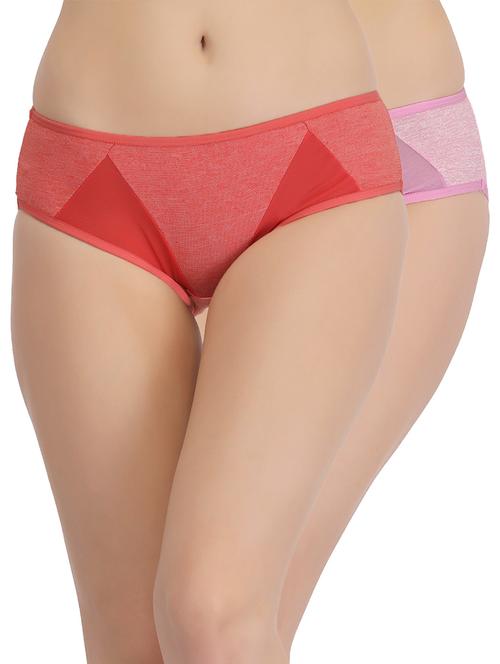 set of 2 multicolored cotton panties - 12975194 - Very Small Image - 1