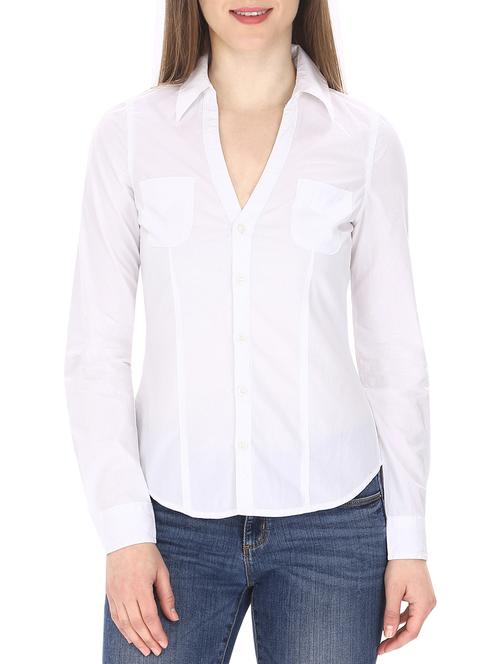 white cotton regular shirt - 12975774 - Very Small Image - 1