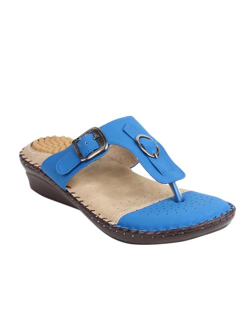 blue toe separator slippers - 12977454 - Very Small Image - 1
