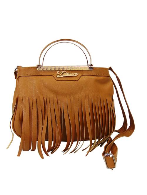 brown leatherette sling bag - 12979490 - Very Small Image - 1