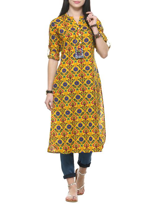 multi print straight kurta - 12980479 - Very Small Image - 1