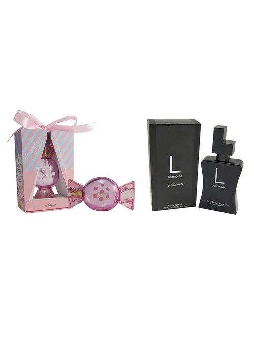 l black & sweet pink 100 ml & 90ml eau de parfum for men & women by laurelle - 12980567 - Very Small Image - 1