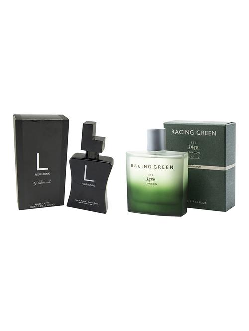 l black & racing green 100 ml eau de parfum for men by laurelle - 12980574 - Very Small Image - 1