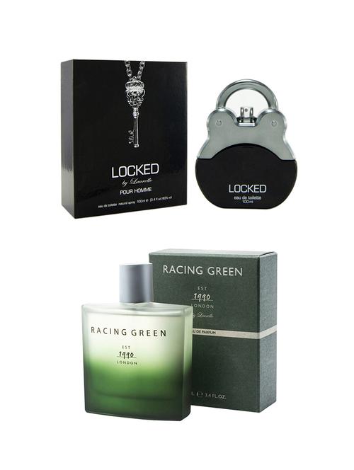 locked & racing green 100 ml eau de parfum for men by laurelle - 12980576 - Very Small Image - 1