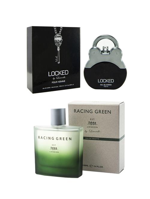 locked & racing green grey 100 ml eau de toilette for men by laurelle - 12980577 - Very Small Image - 1