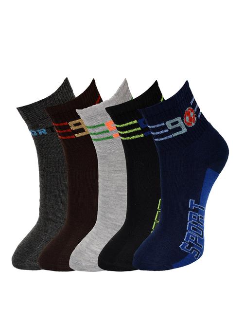 multi colored set of 5 cotton sock - 12984846 - Very Small Image - 1