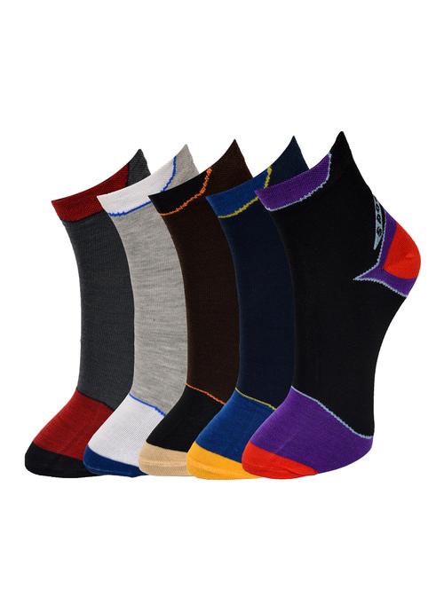 multi colored set of 5 cotton sock - 12984854 - Very Small Image - 1