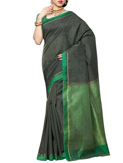 black mysore silk saree - 12985064 - Very Small Image - 1