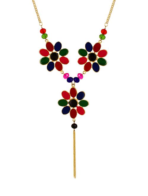 multi colored metal necklace - 12985206 - Very Small Image - 1