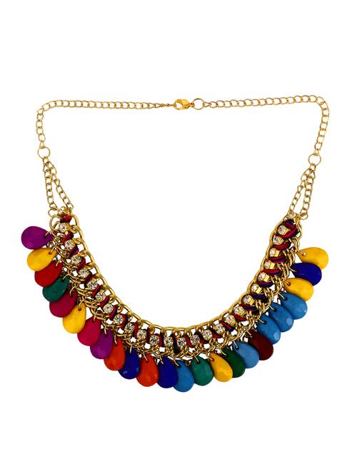 multi colored metal necklace - 12985242 - Very Small Image - 1