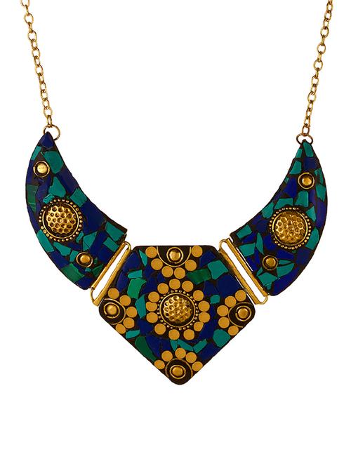 multi colored metal necklace - 12985259 - Very Small Image - 1