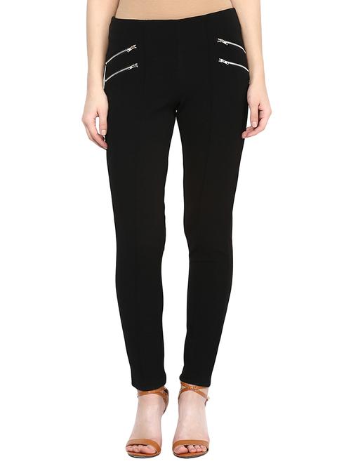 black cotton jegging - 12987129 - Very Small Image - 1