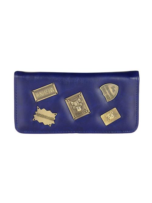 blue leatherette regular clutch - 12988793 - Very Small Image - 1