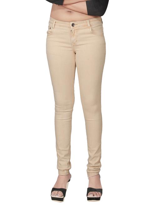 beige denim jeans - 12989175 - Very Small Image - 1