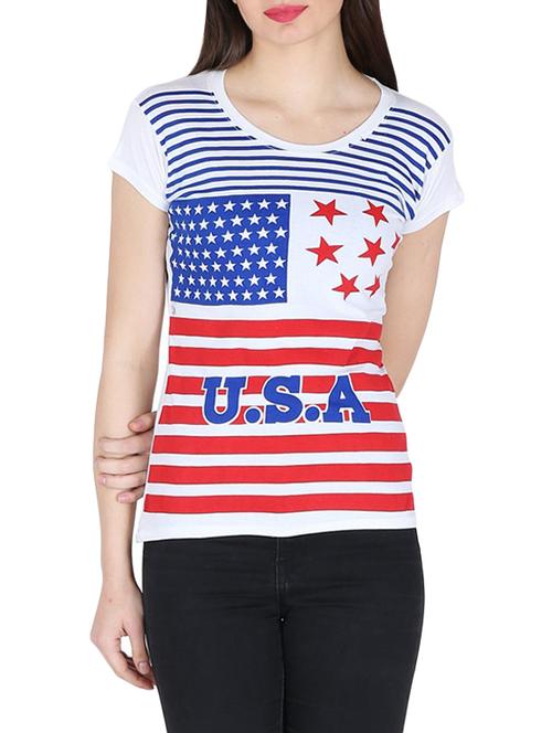 white cotton regular tee - 12992170 - Very Small Image - 1
