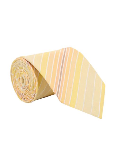 yellow silk tie - 12992246 - Very Small Image - 1