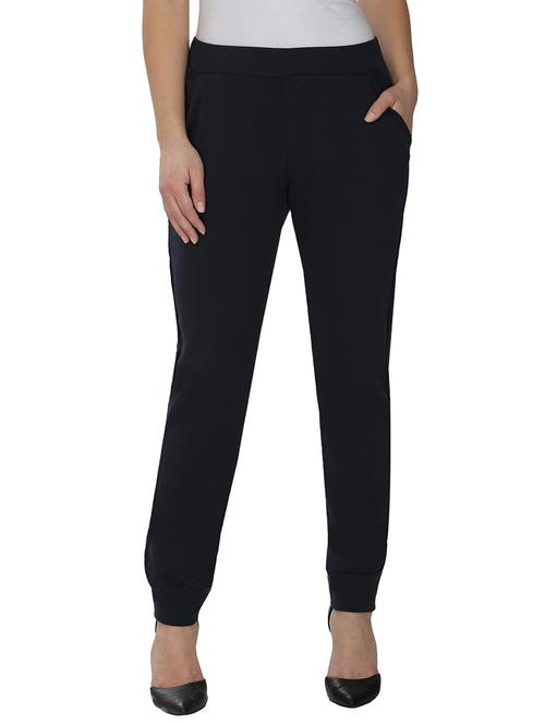 blue hosery track pants - 12993643 - Very Small Image - 1