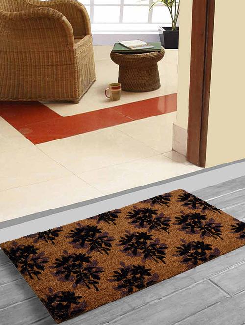 saral home premium quality heavy duty coir mat -45x90 cm - 12996821 - Very Small Image - 1